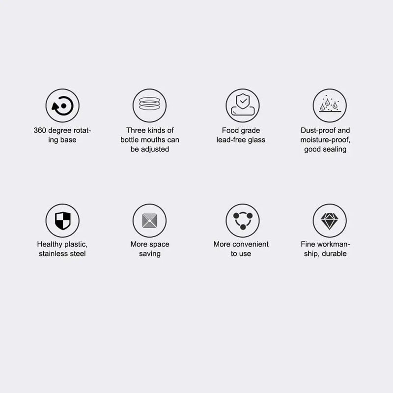 Door Condiments And Seasonings Kitchen Swivel Storage Salt Shaker