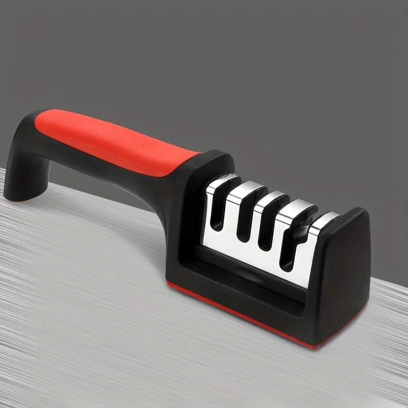 4 in 1 Professional Sharpster for Knives and Scissors Multifunctional Kitchen Sharpshooter, Ideal for Household Utensils, Sharpuring