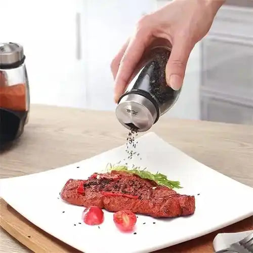 Door Condiments And Seasonings Kitchen Swivel Storage Salt Shaker