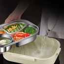 304 Stainless Steel Insulated Lunch Box with Bag Office Worker Sealed Portable Bento Box Set Student Kids Food Storage Container