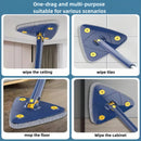 Adjustable 110cm cleaning mop New Triangle mop 360 Swivel expandable bath tile floor wall deep cleaning mop for convenience