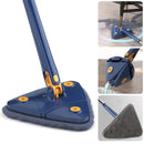 Adjustable 110cm cleaning mop New Triangle mop 360 Swivel expandable bath tile floor wall deep cleaning mop for convenience