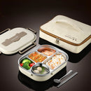 304 Stainless Steel Insulated Lunch Box with Bag Office Worker Sealed Portable Bento Box Set Student Kids Food Storage Container